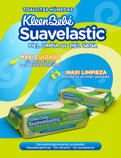 KleenBebé® Suavelastic® Toallitas Humedas