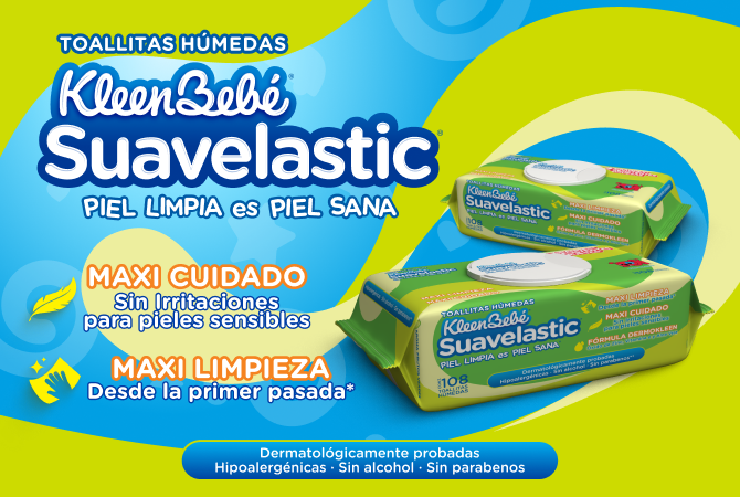 KleenBebé® Suavelastic® Toallitas Humedas
