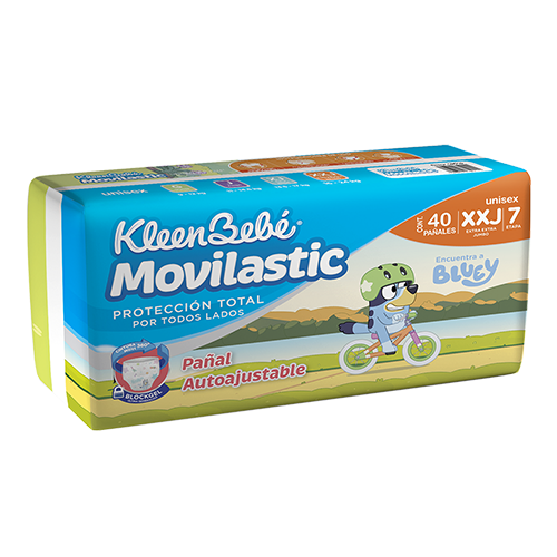 KleenBebé® Suavelastic® El pañal que mantiene seco a tu bebé por mucho más tiempo