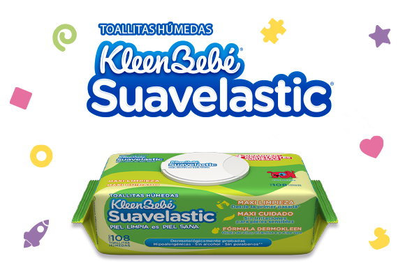 KleenBebé® Suavelastic® Toallitas Humedas
